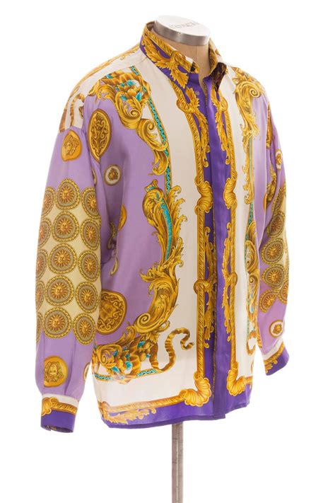 gianni versace silk shirts men|Gianni Versace designer clothes.